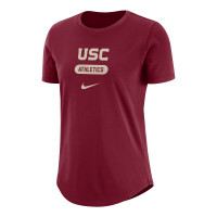 USC Trojans Women's Nike Cardinal Legacy Crop T-Shirt